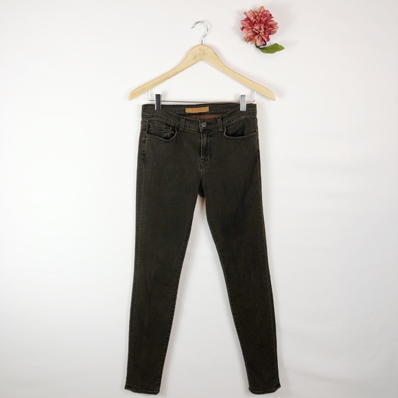 [J BRAND] Skinny Leg Denim Jeans Noir Brown - Picture 3 of 8